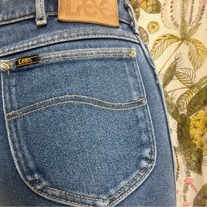 Vintage Lee High Rise Cropped Kick Flare